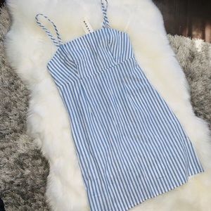 Blue/White Striped Mini Dress by Kendall & Kylie